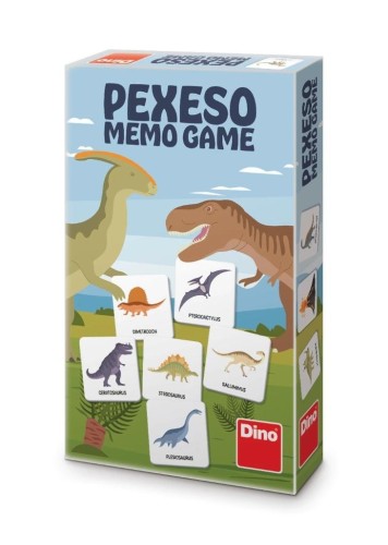 Gra pamięciowa memory memo Dinozaury