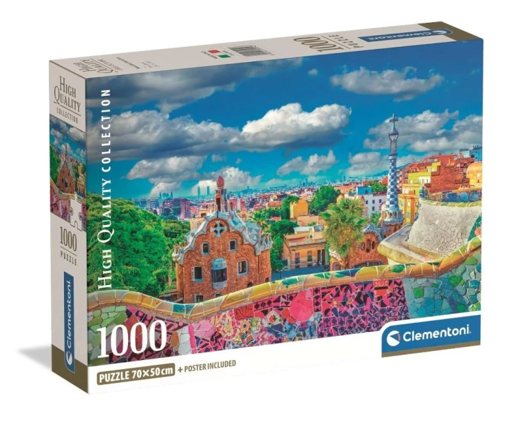 Puzzle 1000 Park Guell, Barcelona