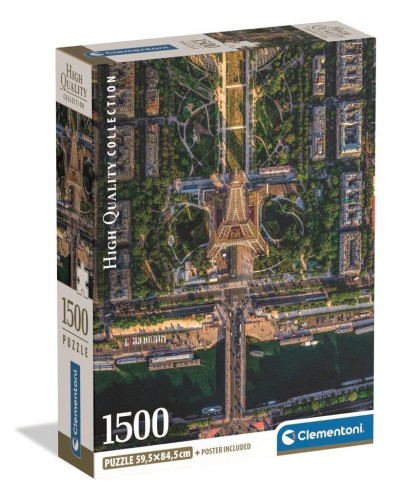 Puzzle 1500 Flying Over Paris