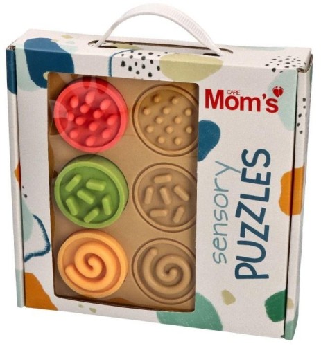 Puzzle sensoryczne kółeczka
