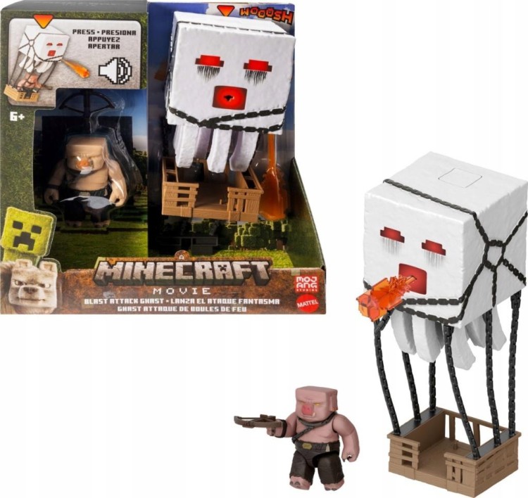 Minecraft Movie Blast Attack Ghast