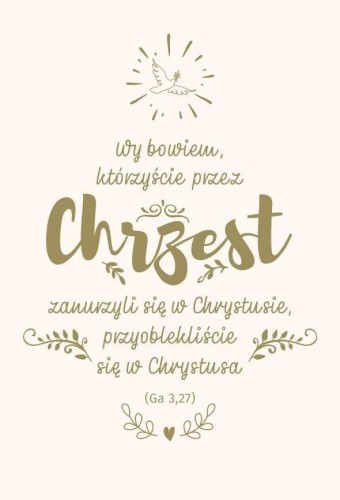 NT z infografikami B5 srebrne tł. Chrzest