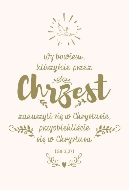 NT z infografikami B5 srebrne tł. Chrzest