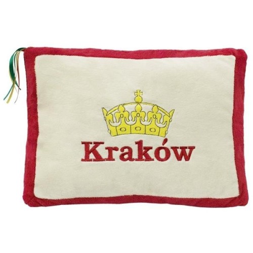Poduszka Kraków czerwona 34x24cm