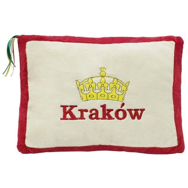 Poduszka Kraków czerwona 34x24cm