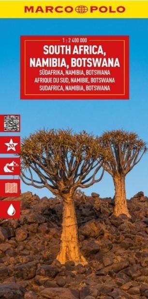 Mapa drogowa Afryka Południowa, Namibia 1:2,4 mln