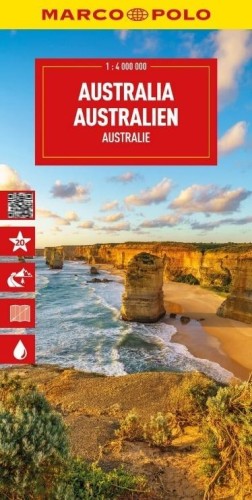 Mapa drogowa Australia 1:4 000 000