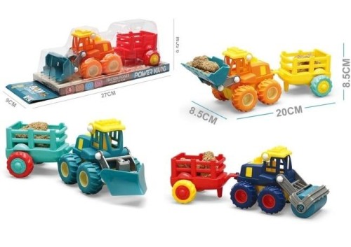 Traktor z przyczepą MIX