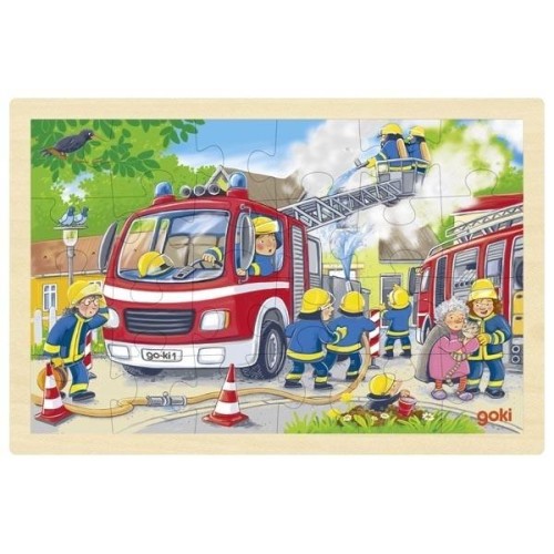 Puzzle Akcja strażacka 24el