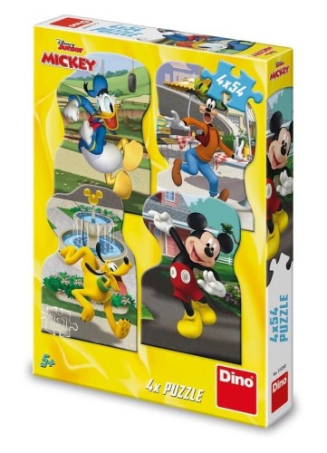 Puzzle 4w1 4x54 Myszka Miki