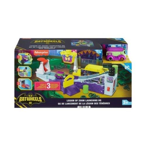 Fisher-Price Batwheels Legion Zooma z wyrzutnią
