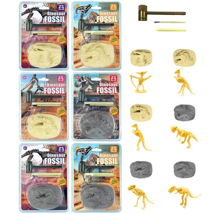 Wykopaliska paleontolog dinozaury MIX