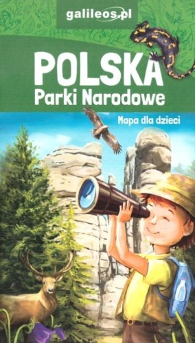Polska Parki Narodowe - mapa + mega kolorowanka