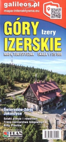 Mapa - Góry Izerskie 1:25 000