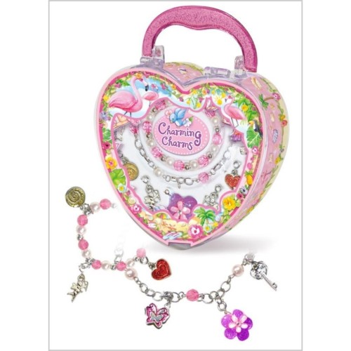 Zestaw biżuterii + Charms Flaming