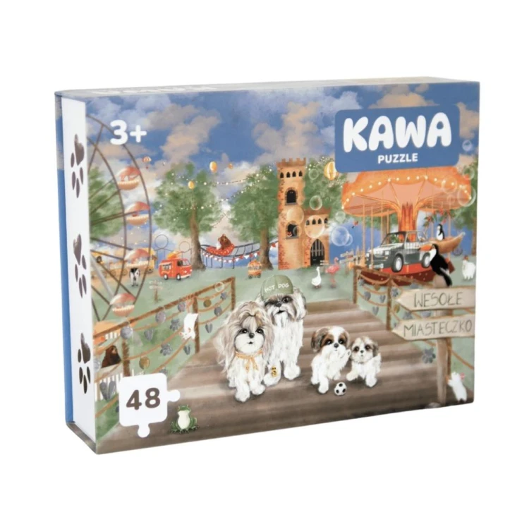 Puzzle wesołe miasteczko 48el