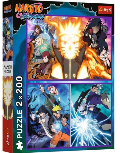 Puzzle 2x200 Ninja z Wioski Ukrytego Liścia TREFL