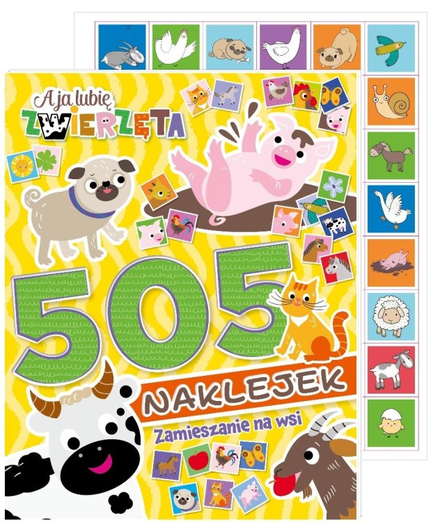 A ja lubię zwierzęta. 505 naklejek