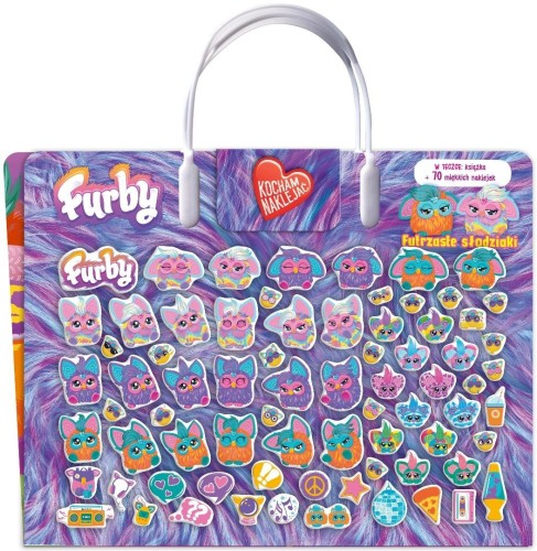 Furby. Kocham naklejać. Futrzaste słodziaki. Furby