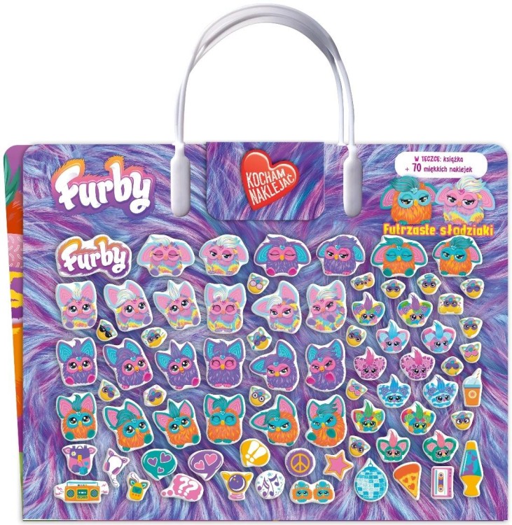 Furby. Kocham naklejać. Futrzaste słodziaki. Furby