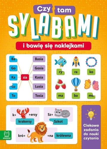 Czytam sylabami i bawię się naklejkami