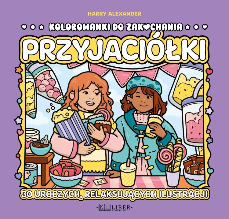 Kolorowanki do zakochania. Przyjaciółki