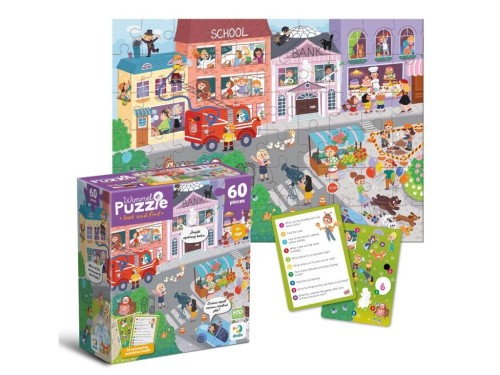 Wimmelpuzzle 60 The town of professions