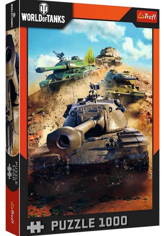 Puzzle 1000 World of Tanks: Czołgi w boju TREFL