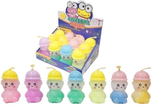 Slime kolorowy w butelce w kształcie misia MIX