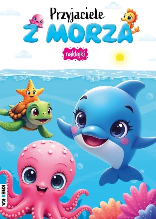 Kolorowanka z naklejkami - Przyjaciele z morza