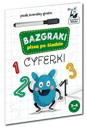Kapitan Nauka. Bazgraki piszą po śladzie. Cyferki