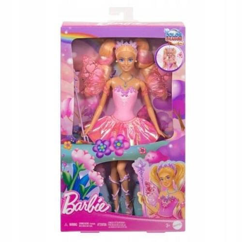 Barbie Lalka Wróżka Zmiana koloru