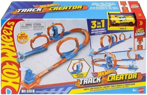 Hot Wheels Track Creator Tor Trzy Pętle