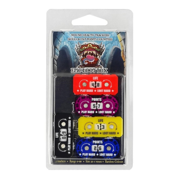 Trackers Counters Range 0-99 20x41mm Random Colour
