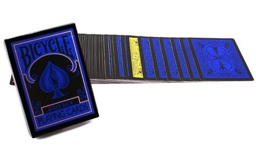 Karty Reverse Blue&Black BICYCLE