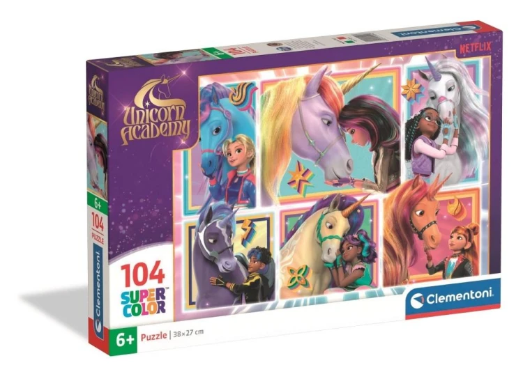 Puzzle 104 Super Kolor Unicorn Academy