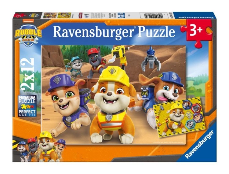 Puzzle dla dzieci 2D: Rubble i jego ekipa 2x12el