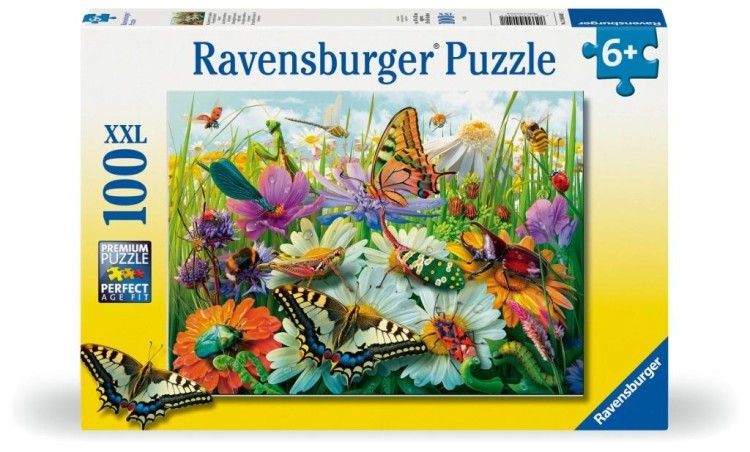 Puzzle dla dzieci 2D: Motyle 100el