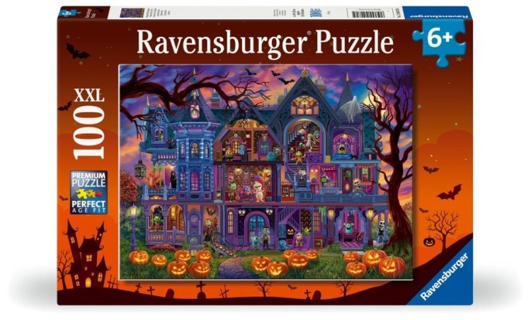 Puzzle dla dzieci 2D: Dom strachów 100el