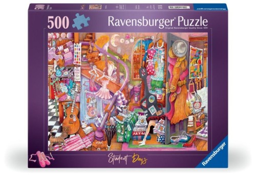 Puzzle 2D: Artystyczny nieład 500el