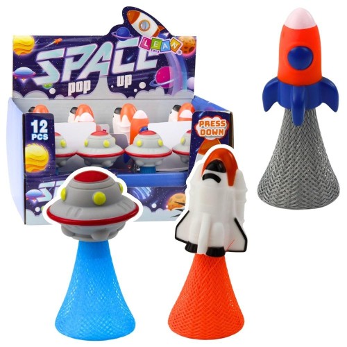 Skaczący statek kosmiczny 11cm MIX