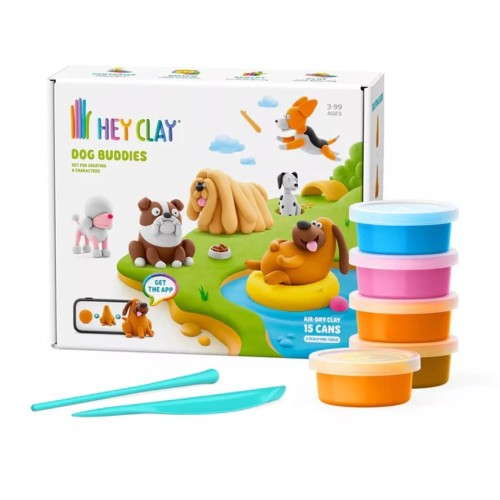Hey Clay - Zestaw Psi Przyjaciele 15pak