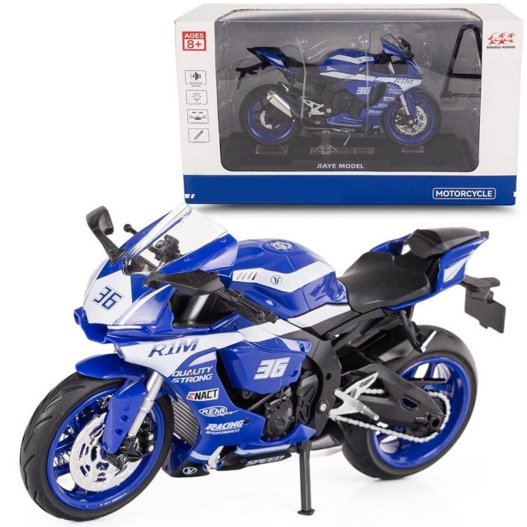 Motocykl sportowy wyścigowy 1:12