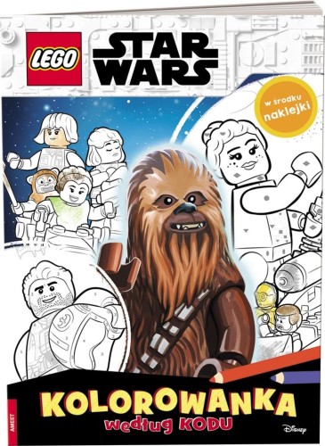 Lego Star Wars. Kolorowanka według kodu