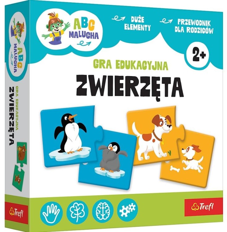 Zwierzęta ABC Maluch Rodzina Treflików TREFL