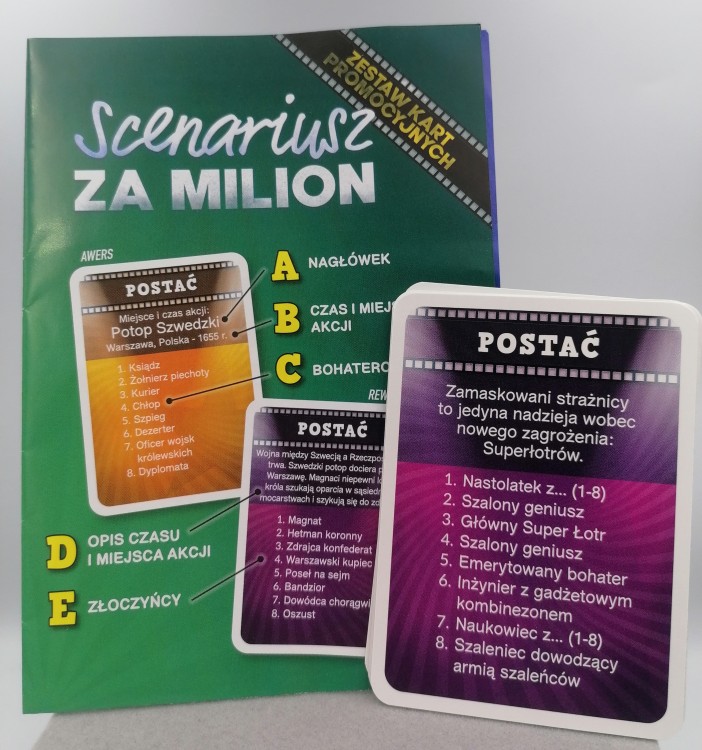 Scenariusz za milion - 10 szt .jpg