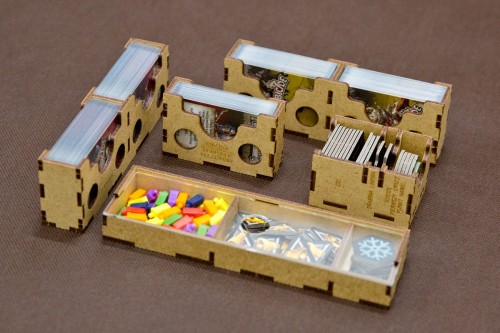 Insert (upgrade) pasujący do gry Zombicide Biała Śmierć z HDF-u