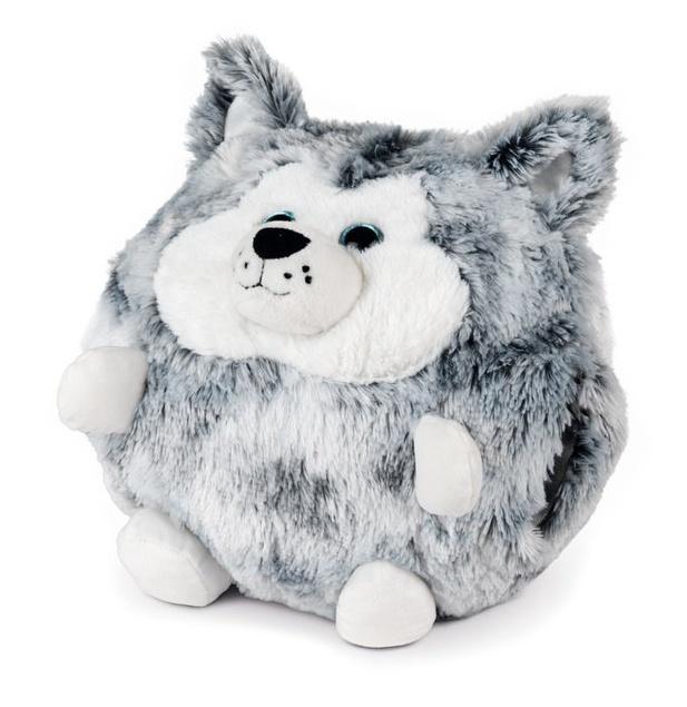 Husky poduszka i pluszowy ogrzewacz do dłoni