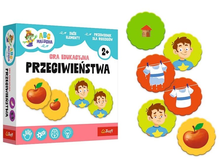 Przeciwieństwa ABC Malucha Rodzina Treflików