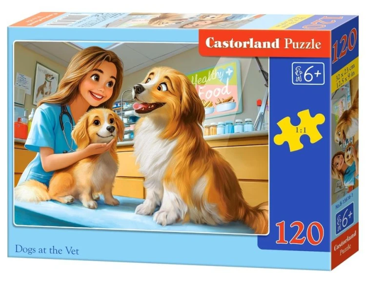 Puzzle 120 Dogs at the Vet CASTOR
